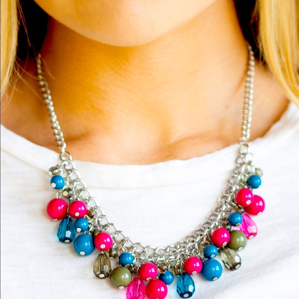 Tour De Trendsetter Multi-Color Necklace